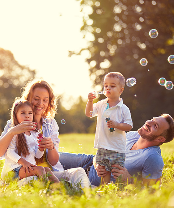 Familie im Urlaub im Hotel Lärchenhof in Österreich