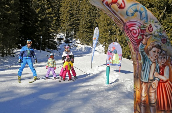 Skipisten für Kinder in Ramsau am Dachstein